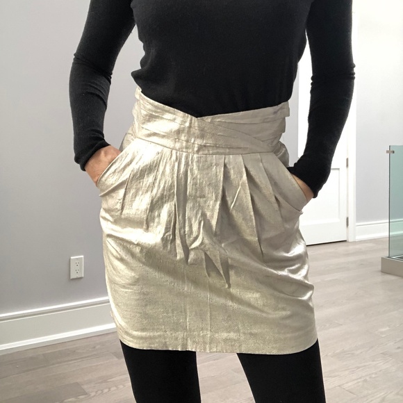 Vintage Barila metallic skirt - Picture 1 of 4